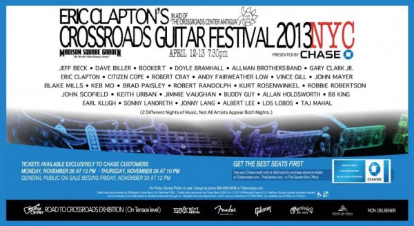 Crossroads Guitar Festival 2013 Lineup | ZRock