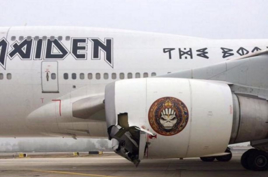 Iron Madien plane damage