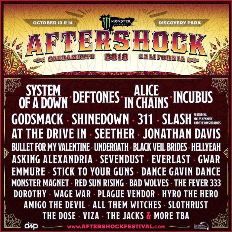 Aftershock 2018 Lineup | ZRock Aftershock 2018 Lineup | ZRock