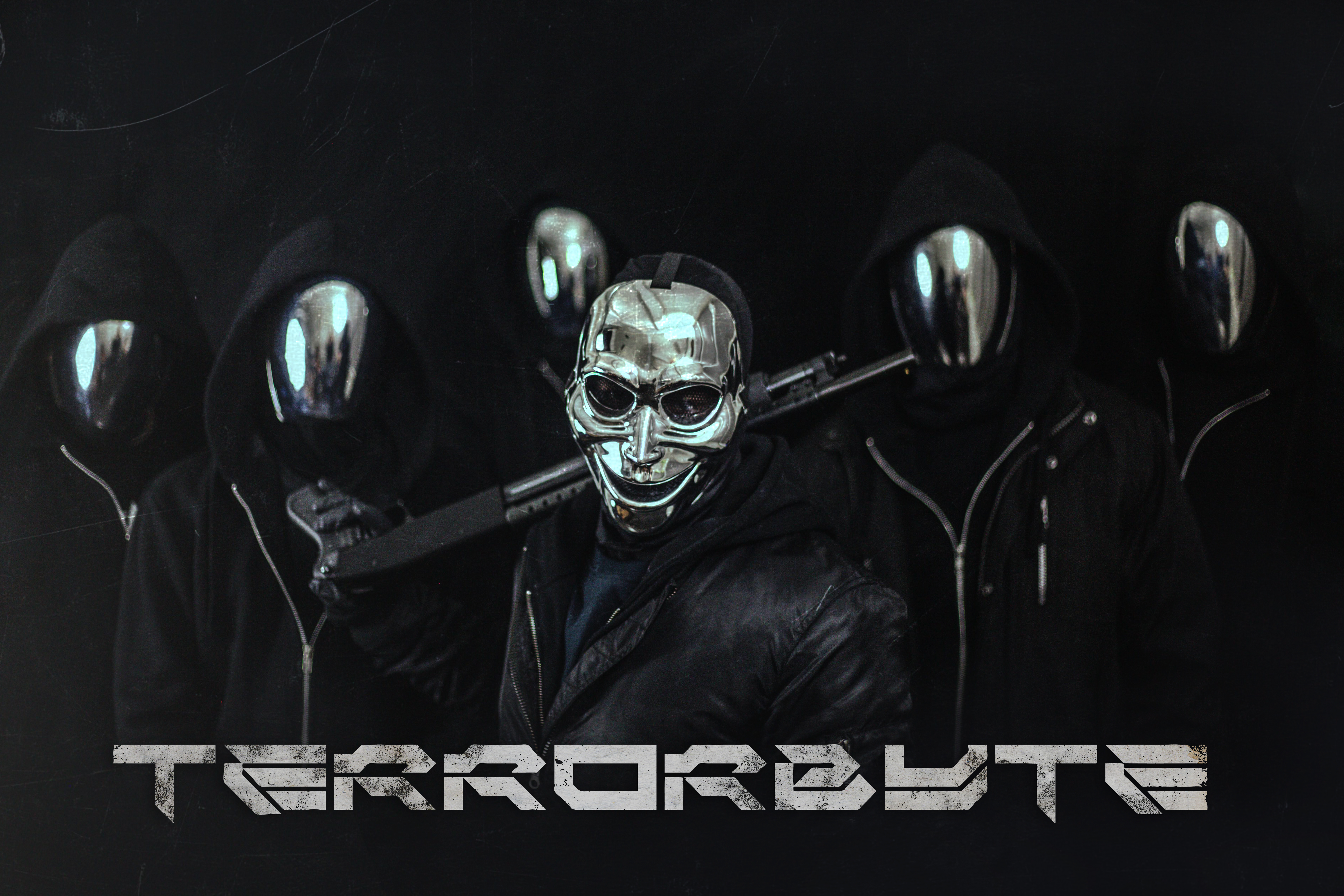 Terrorbyte horror. Музыкальная группа в масках стразы. Terrorbyte crimewave. Terrorbyte crimewave. Terrorbyte альбом.