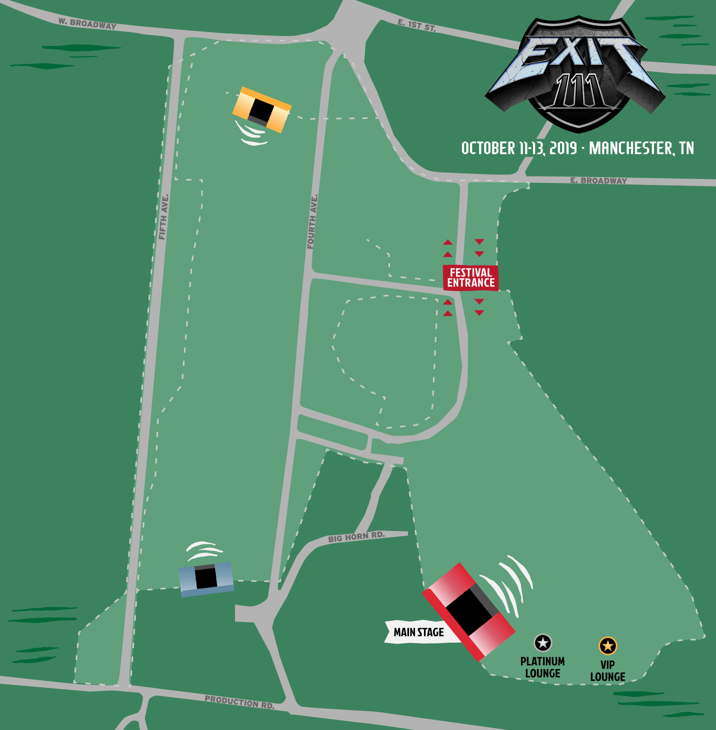 exit 111 map