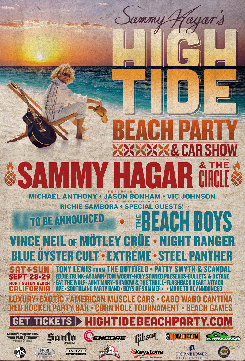 sammy hagar beach party lineup