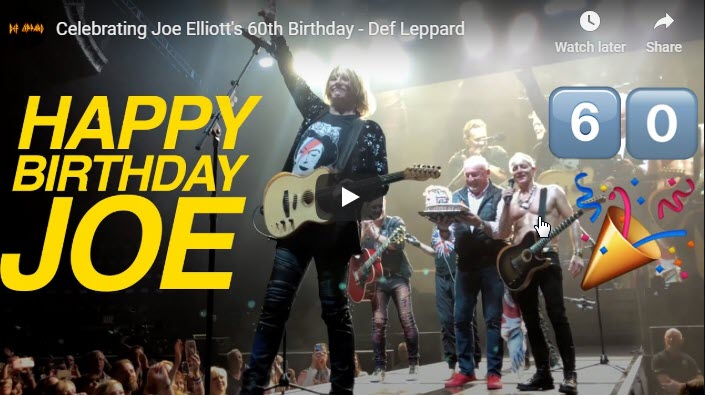 Happy Birthday Joe Elliott | ZRock
